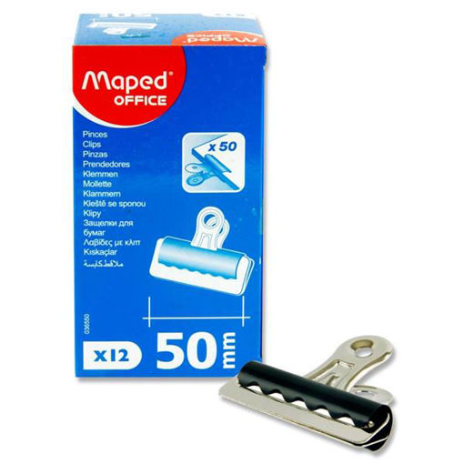 Picture of BULLDOG CLIPS 50MM BOX X12